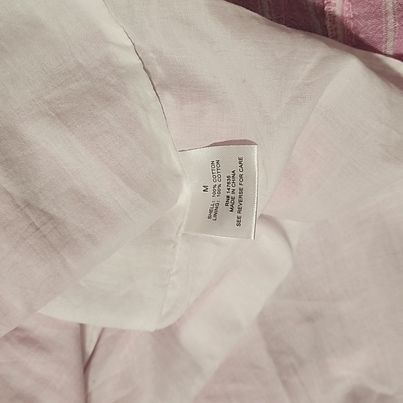 Romeo & Juliet Couture Pink & White Tiered Smocked Dress Sz M - Picture 5 of 5